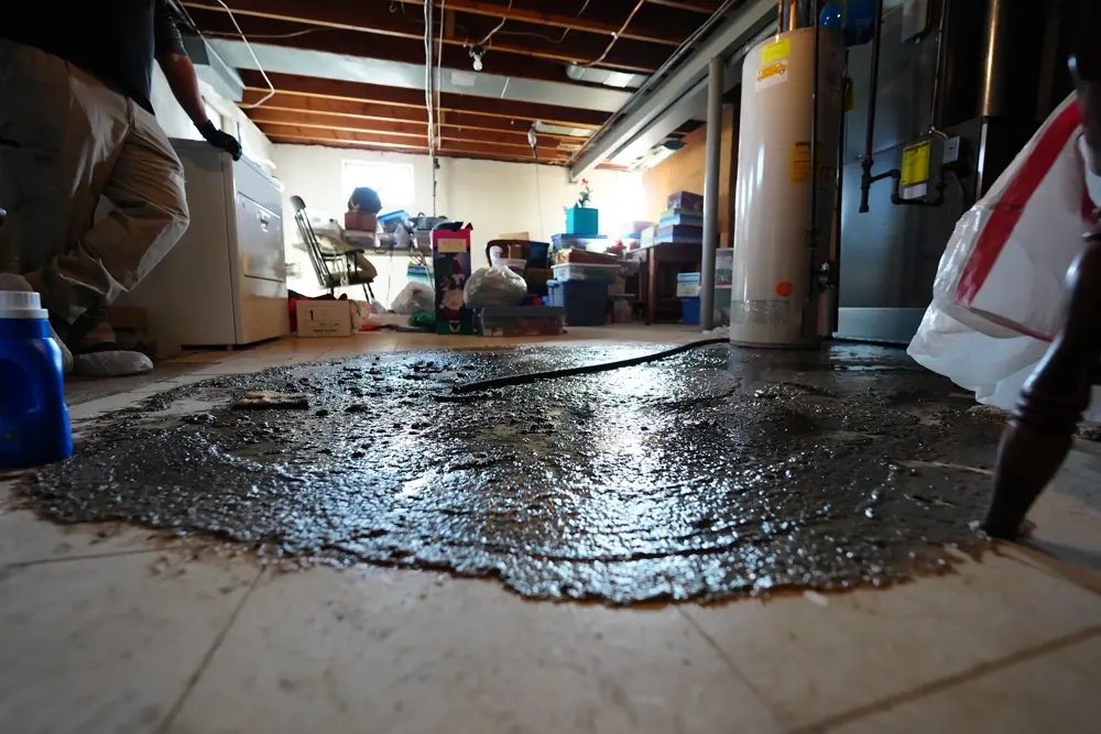 Restoration equipment on a Chula Vista job