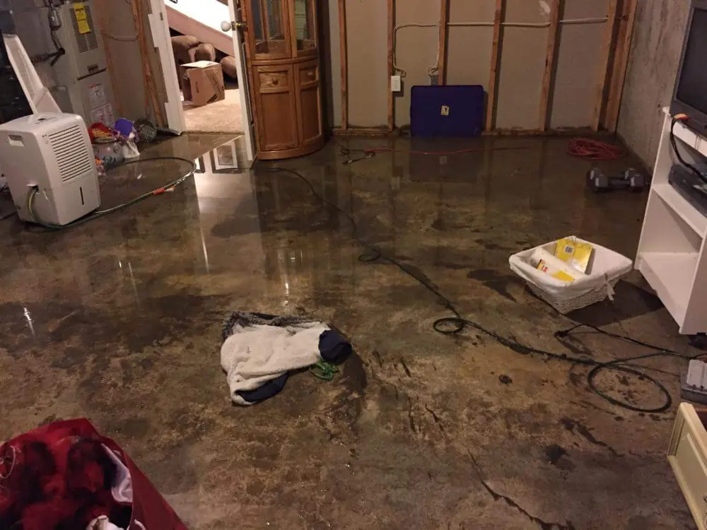 Restoration equipment on a Chula Vista job